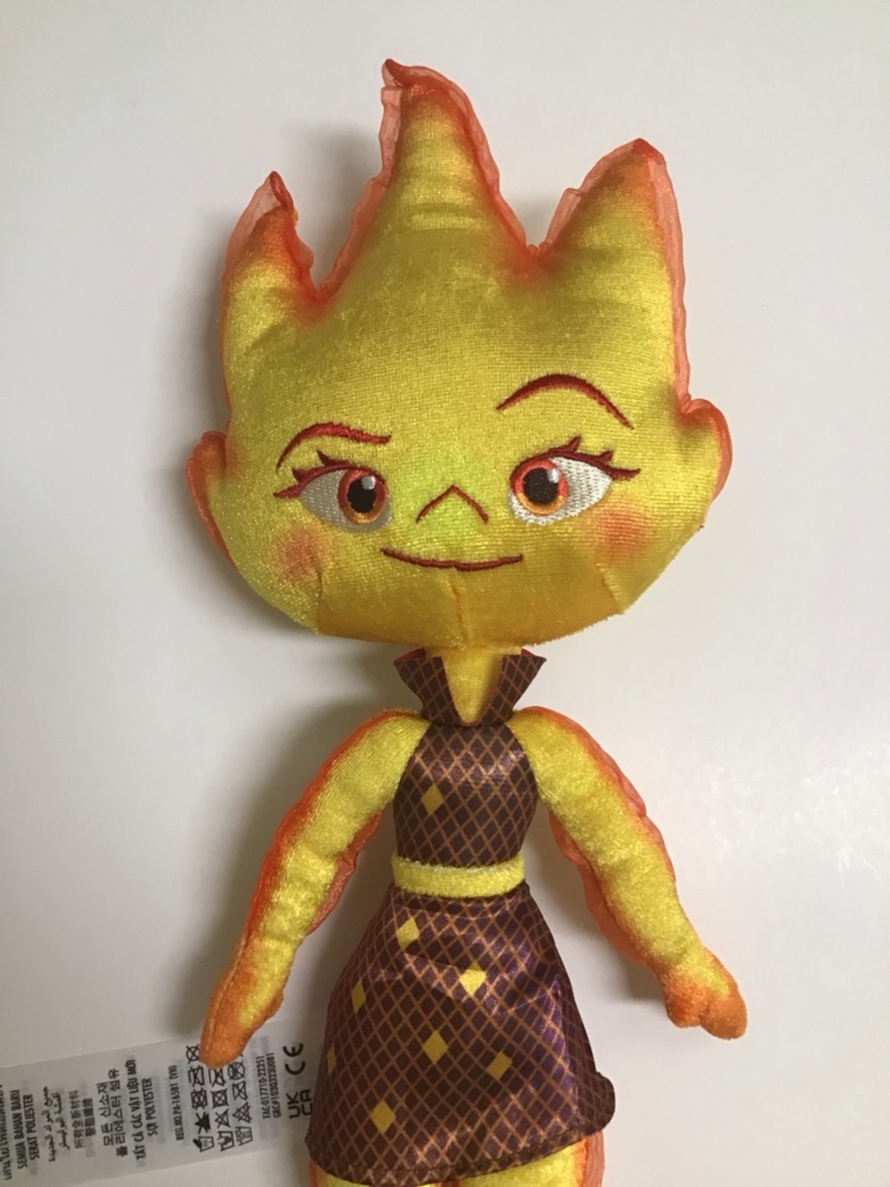 Disney Pixar Elemental Ember Lumen Plush 14" Doll Toy Figure RARE Fire Flames - Picture 6 of 8